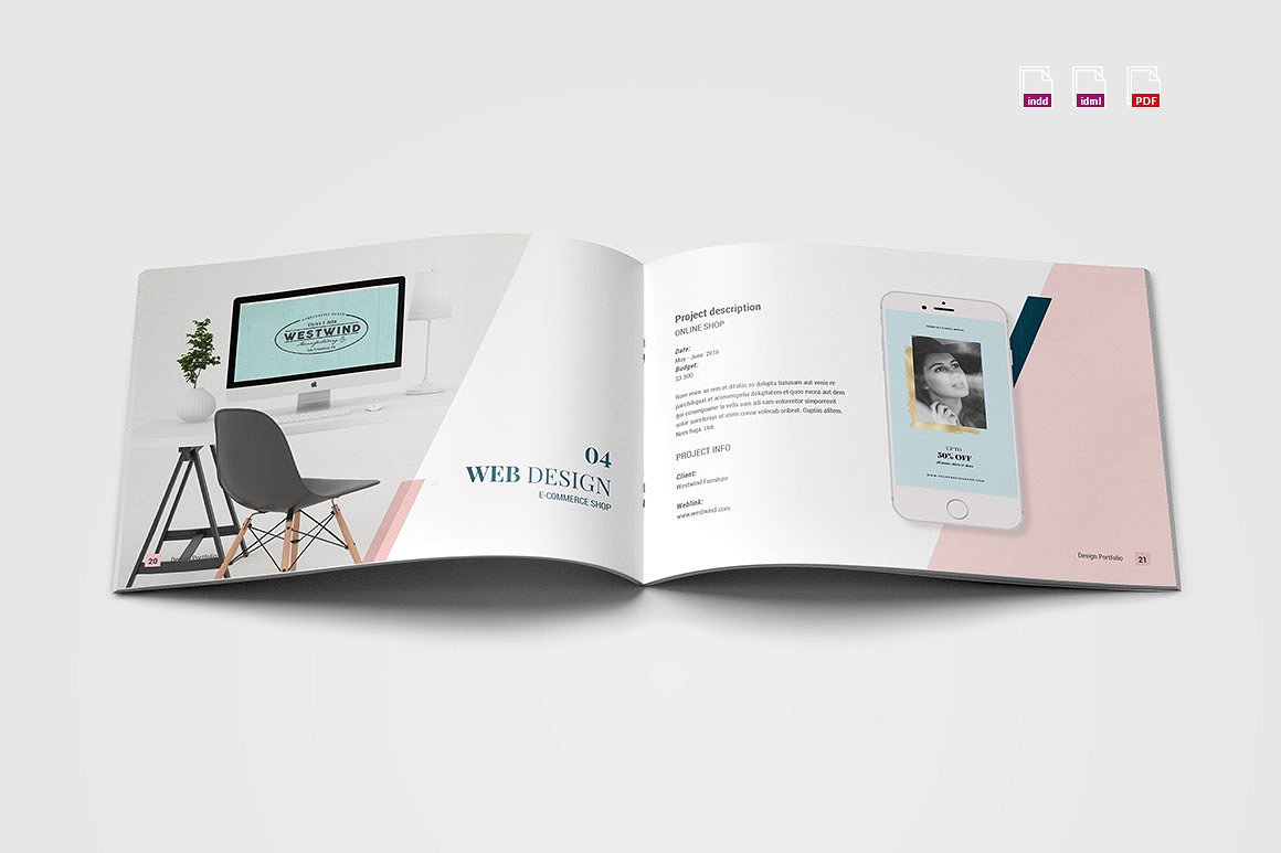 24P高端优雅的手册画册楼书设计模板插图(10)