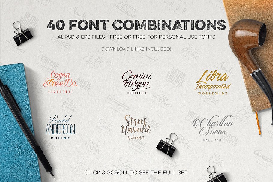 超级创意Logo设计工具包[1.59GB] Logo Creation Kit Bundle Edition插图(20)