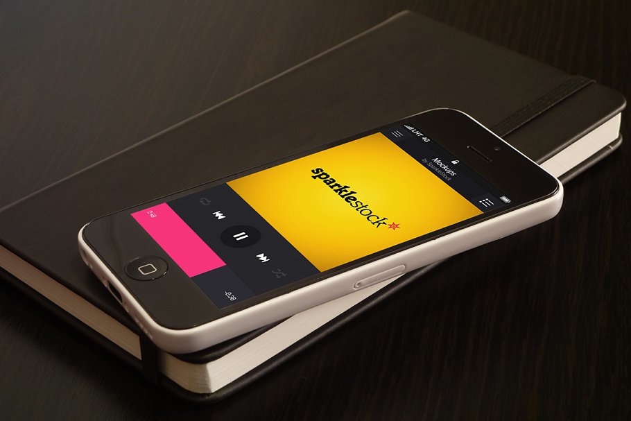 16款 iPhone 5C 智能手机样机 16 iPhone 5c Mockups插图(3)