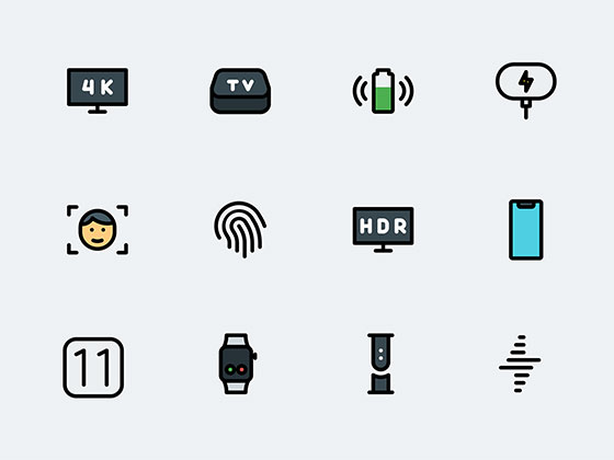 30 枚 iPhone 元素图标素材之家精选sketch素材