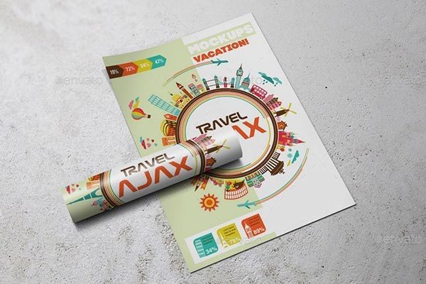 传单、海报、简历展示模型合辑下载 Flyer Poster Resume Mockups Bundle [psd]