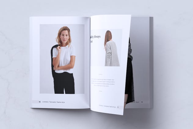 极简主义时尚潮流杂志INDD模板 ENTHICA Fashion Magazine插图(14)