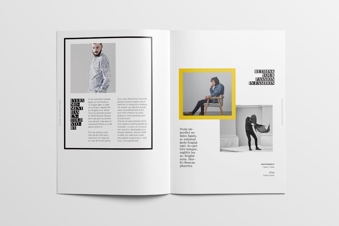 时尚极简的代言人简介杂志模板下载[indd]插图(12)