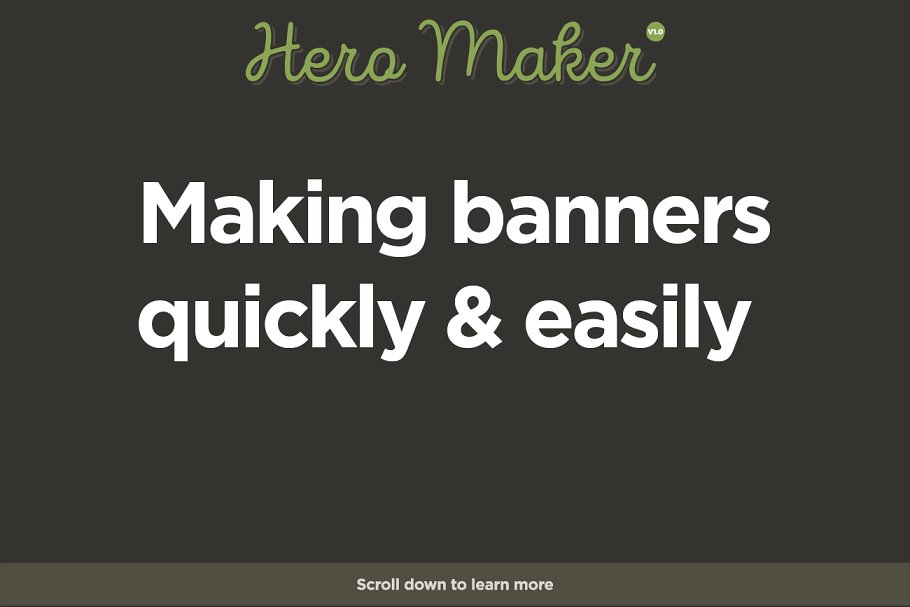 巨无霸场景设计素材包 Hero Maker Mockup Scene Creator插图(1)