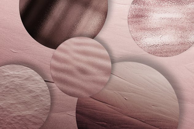 时尚高雅玫瑰金箔纸背景纹理 50 Rose Gold Textures插图(8)