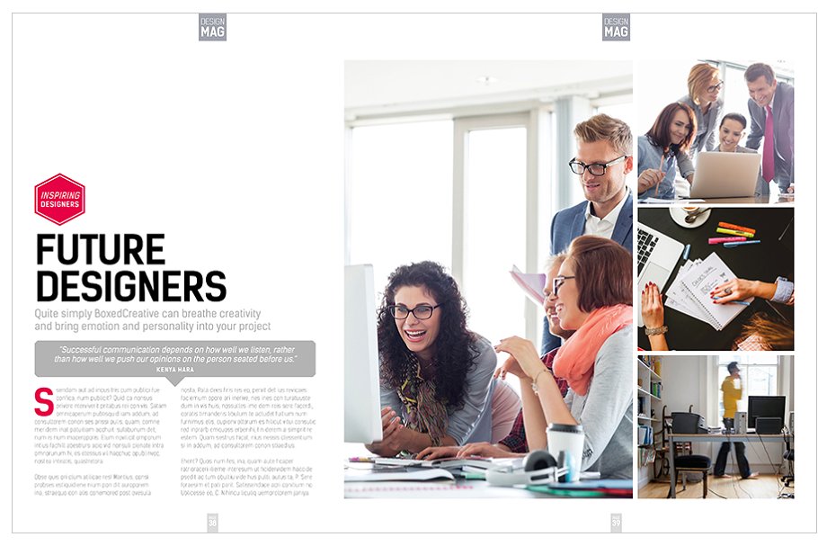 多用途企业时尚高效/时事资讯InDesign杂志模板vol.7插图(27)