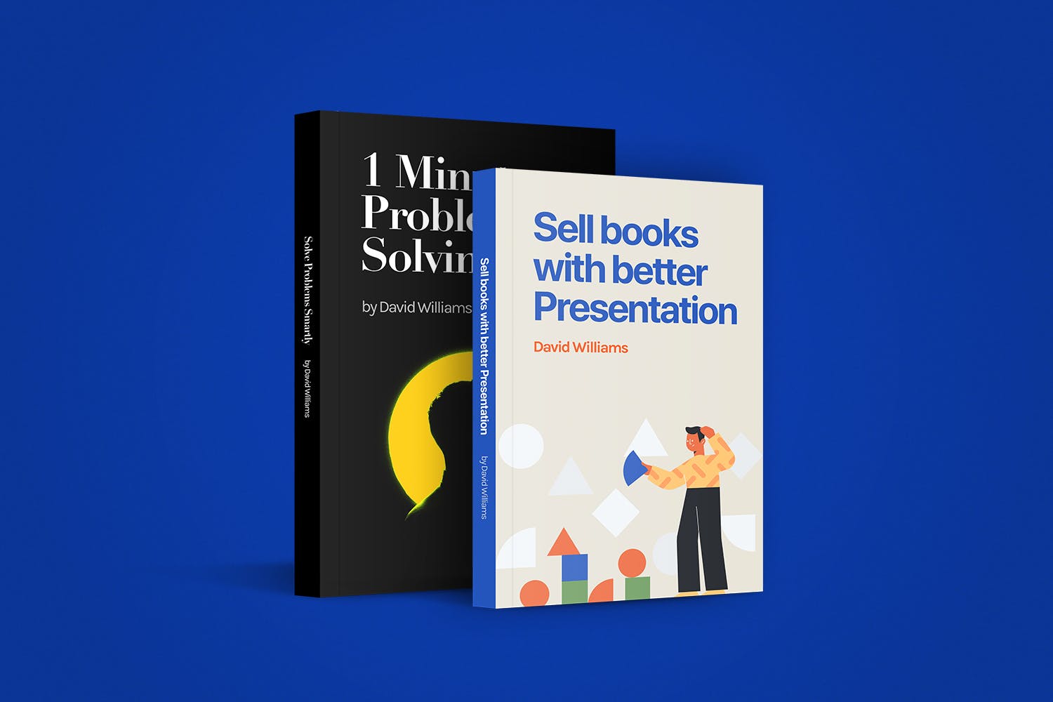 图书设计3D效果图样机模板 3D Book Mockup插图(1)