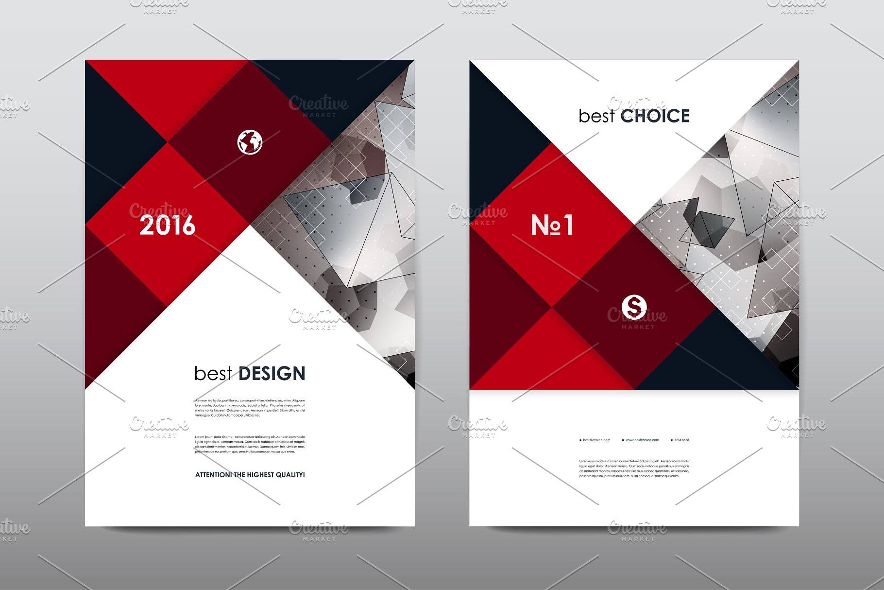 极力推荐：50+企业商业介绍宣传小册子模板 50+ Business Brochures Bundle插图(38)