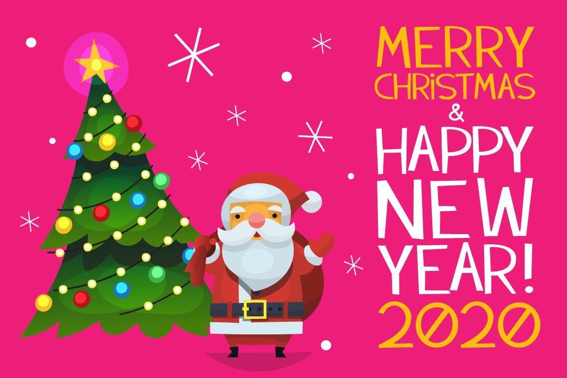 世界各地圣诞老人卡通形象设计矢量素材 Santas of the world插图(1)