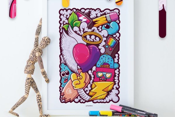 抽象海报矢量插画素材库精选图案素材库精选设计素材 Poster illustration