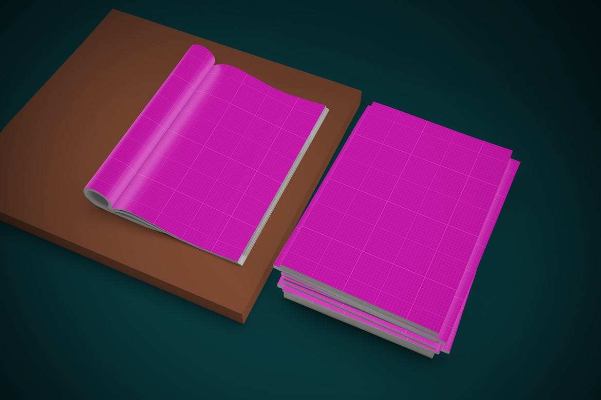 精品杂志封面&内页排版设计样机模板v1 Magazine Mockup V.1插图(12)