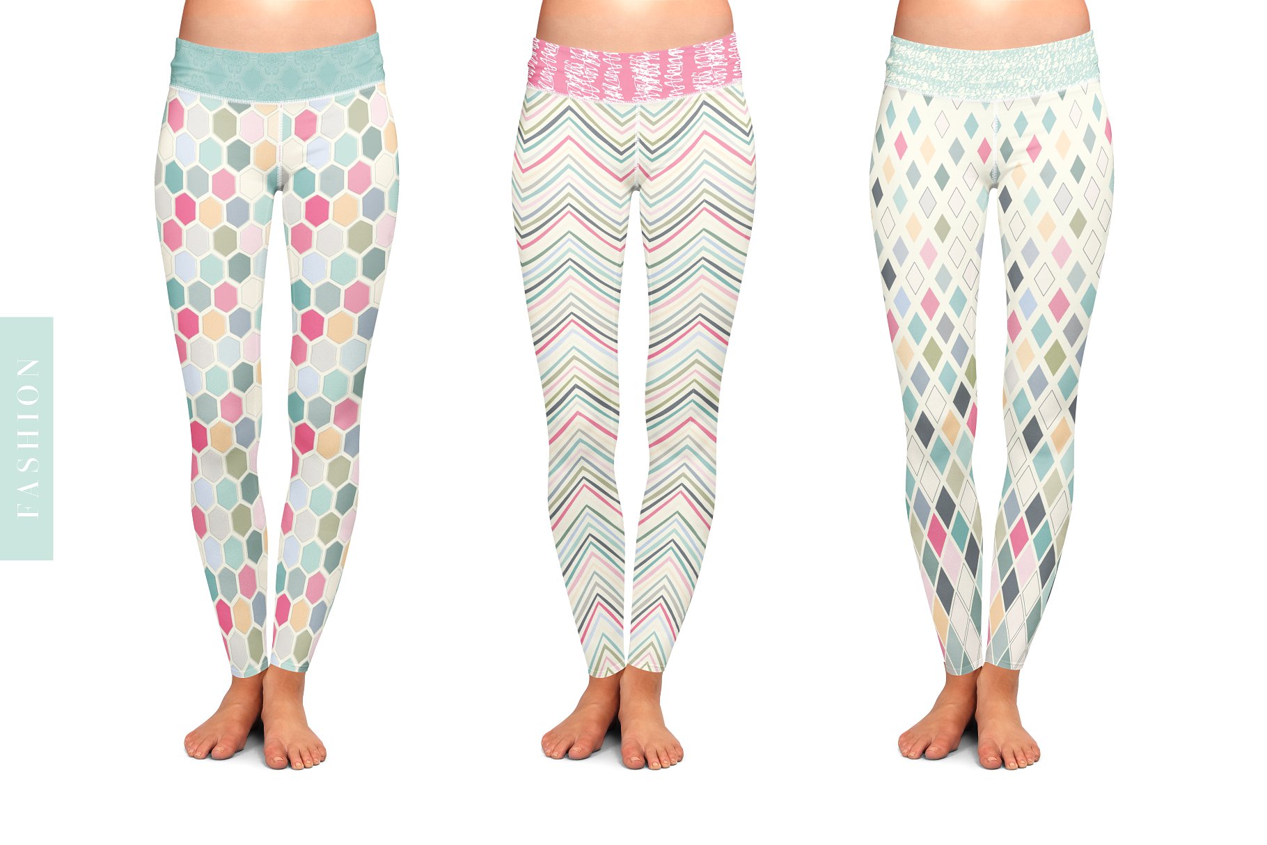 甜美时尚花卉和几何图案纹理 Floral & Pattern Design Set插图(16)