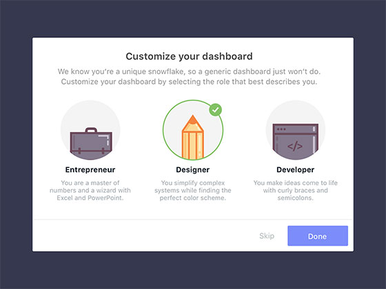 选择用户类型素材之家精选sketch素材