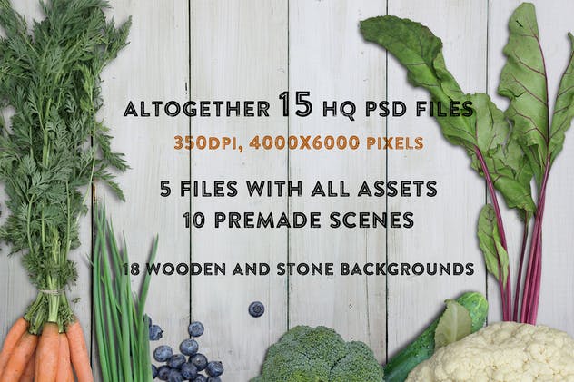 农贸蔬果市场场景设计套件 Farmers Market Scene Generator插图(14)