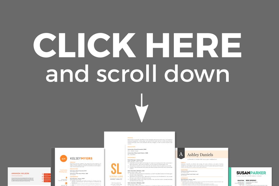 30种风格简历模板下载 30 massive Word resume pack bundle插图(4)