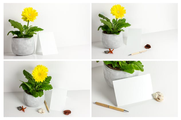 贺卡/邀请函样机模板 Greeting Card / Invitation Mockup插图(5)