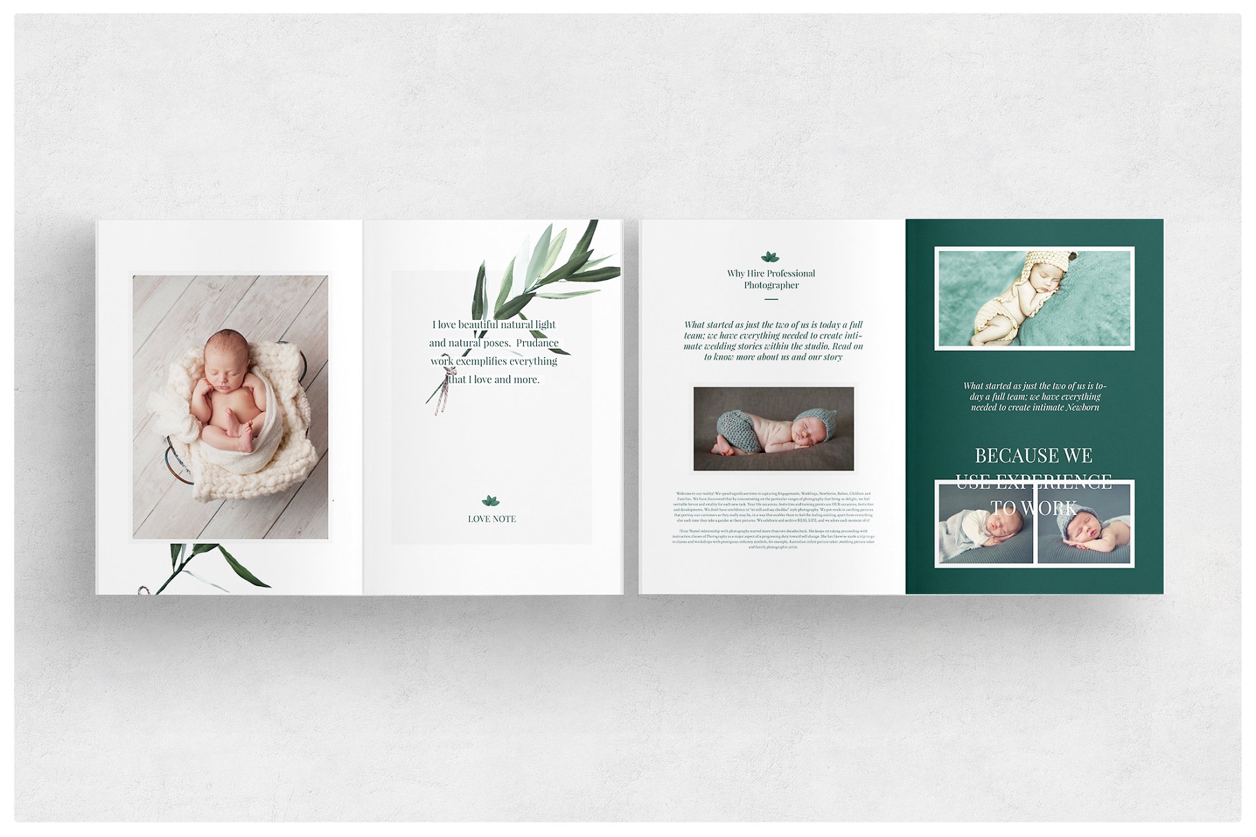 新生儿摄影育儿主题杂志模板 Newborn Photography Magazine插图(2)