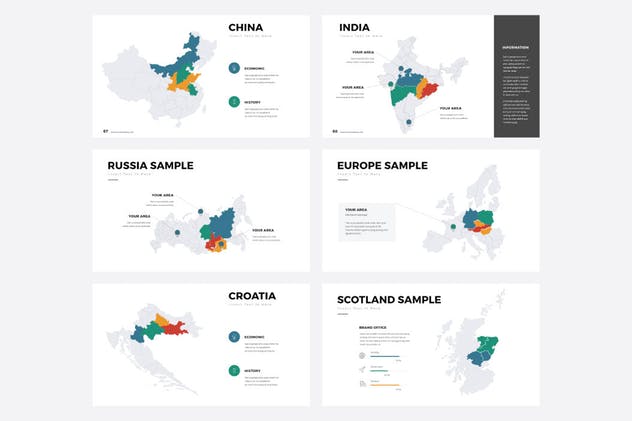 创意商业提案PPT幻灯片演示模板V.32 Multipurpose PowerPoint Template V.32插图(12)