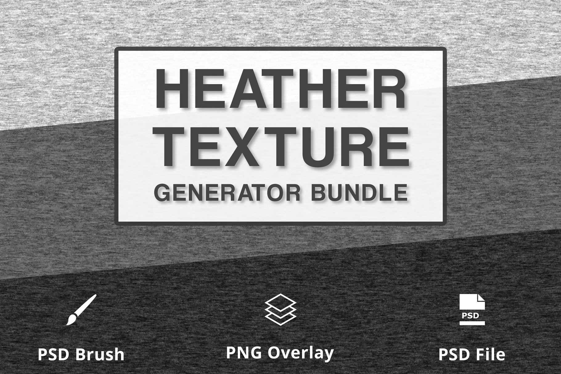 杂色纹理背景合集 Heather Texture Bundle插图