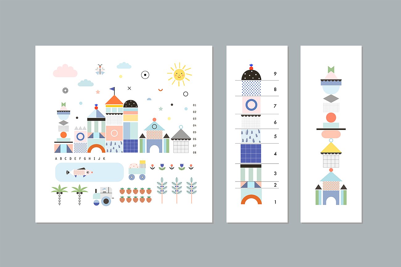 儿童项目装饰素材合集 Tell your Tale kids decor set插图(2)