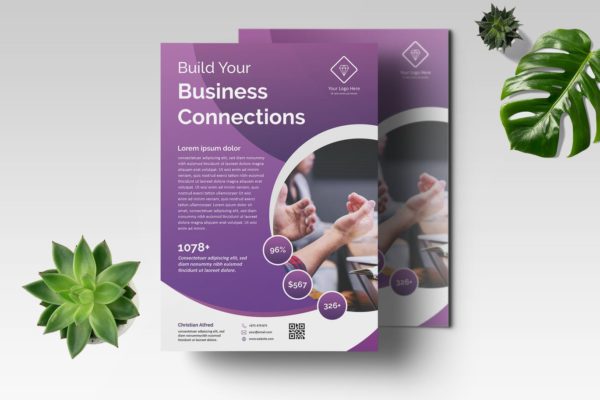企业业务推广宣传单设计模板 Business Flyer Template