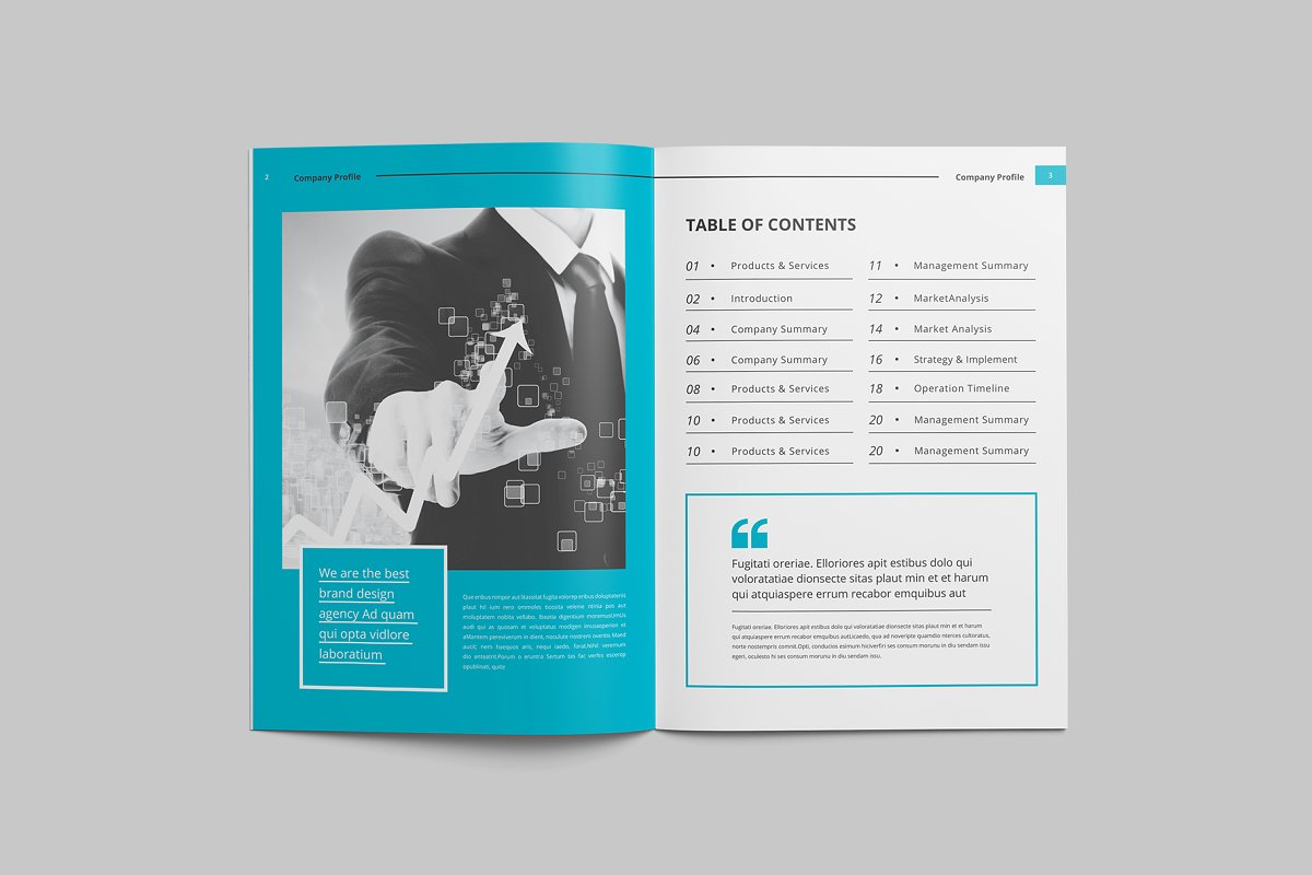 高端工作时尚生活宣传册杂志设计插图(1)