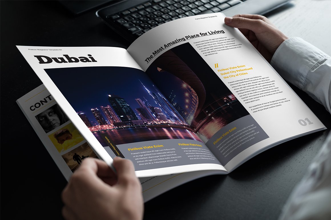 30页时尚的旅行、投资组合杂志模板下载[indd]插图(13)