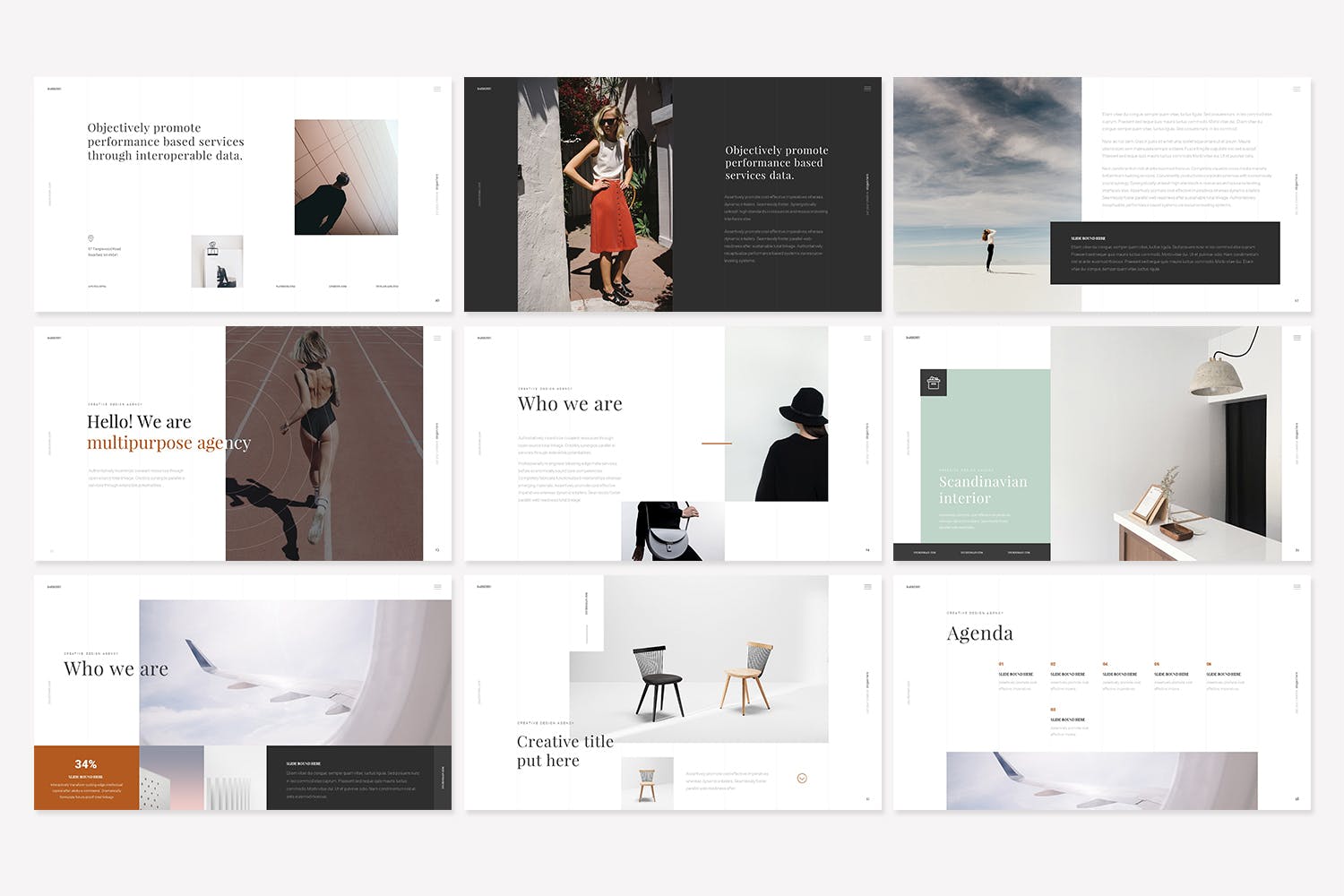 时尚企业介绍PPT幻灯片模板下载 Barberry PowerPoint Presentation插图(2)