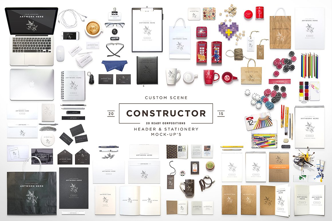 高品质的自定义场景样机素材下载[psd,png,jpg]插图