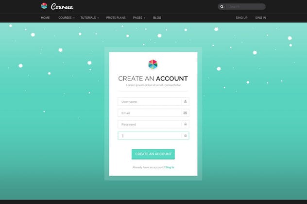 在线教育&线上培训网站PSD模板 Coursea – Online Tutorials & Courses Template插图(8)