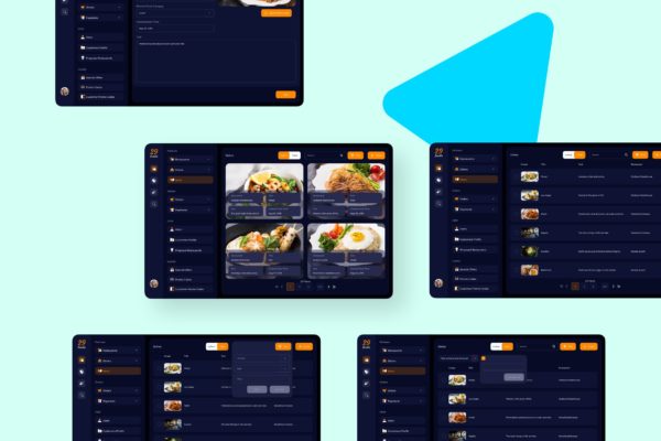 美食主题网站/平台新闻管理界面UI设计模板 29Foodie Food Admin News Ui – FP