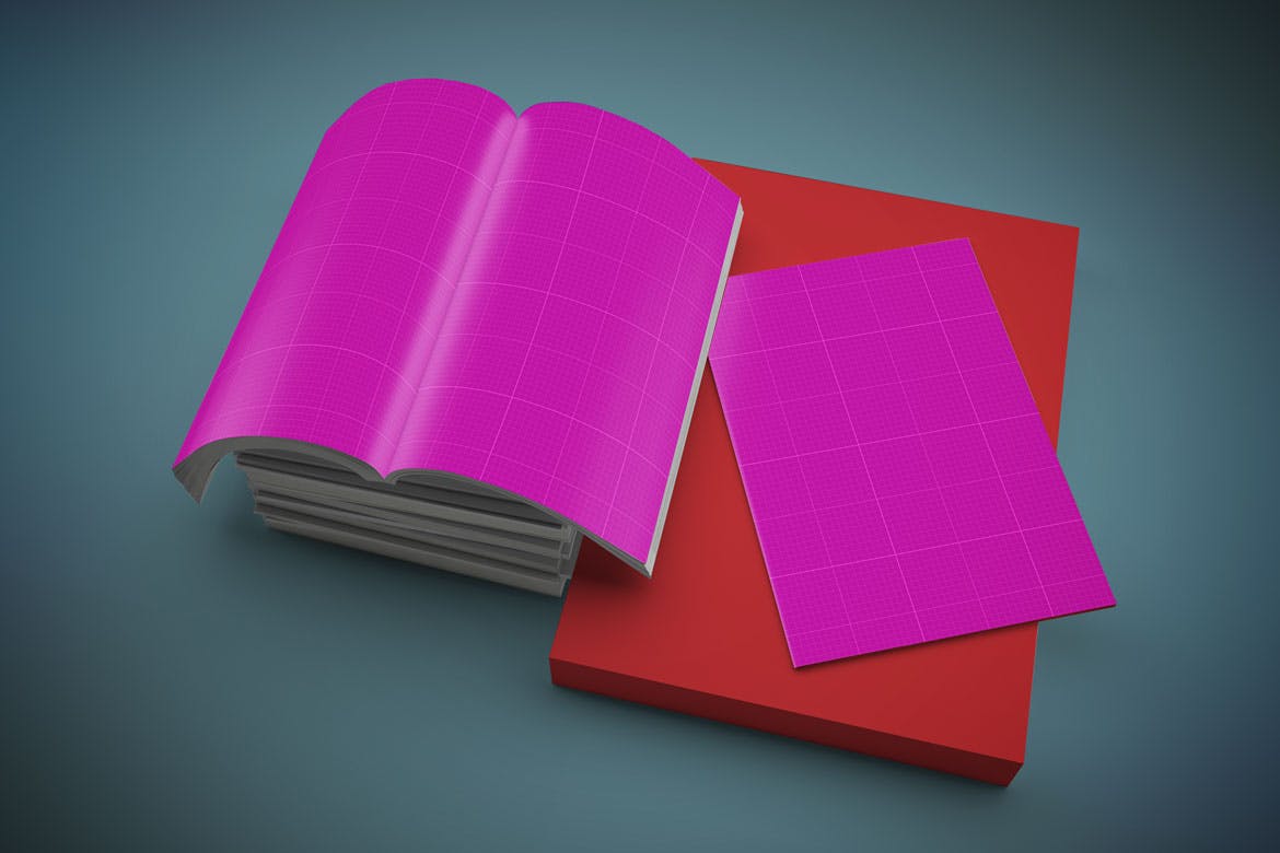 精品杂志封面&内页排版设计样机模板v1 Magazine Mockup V.1插图(8)