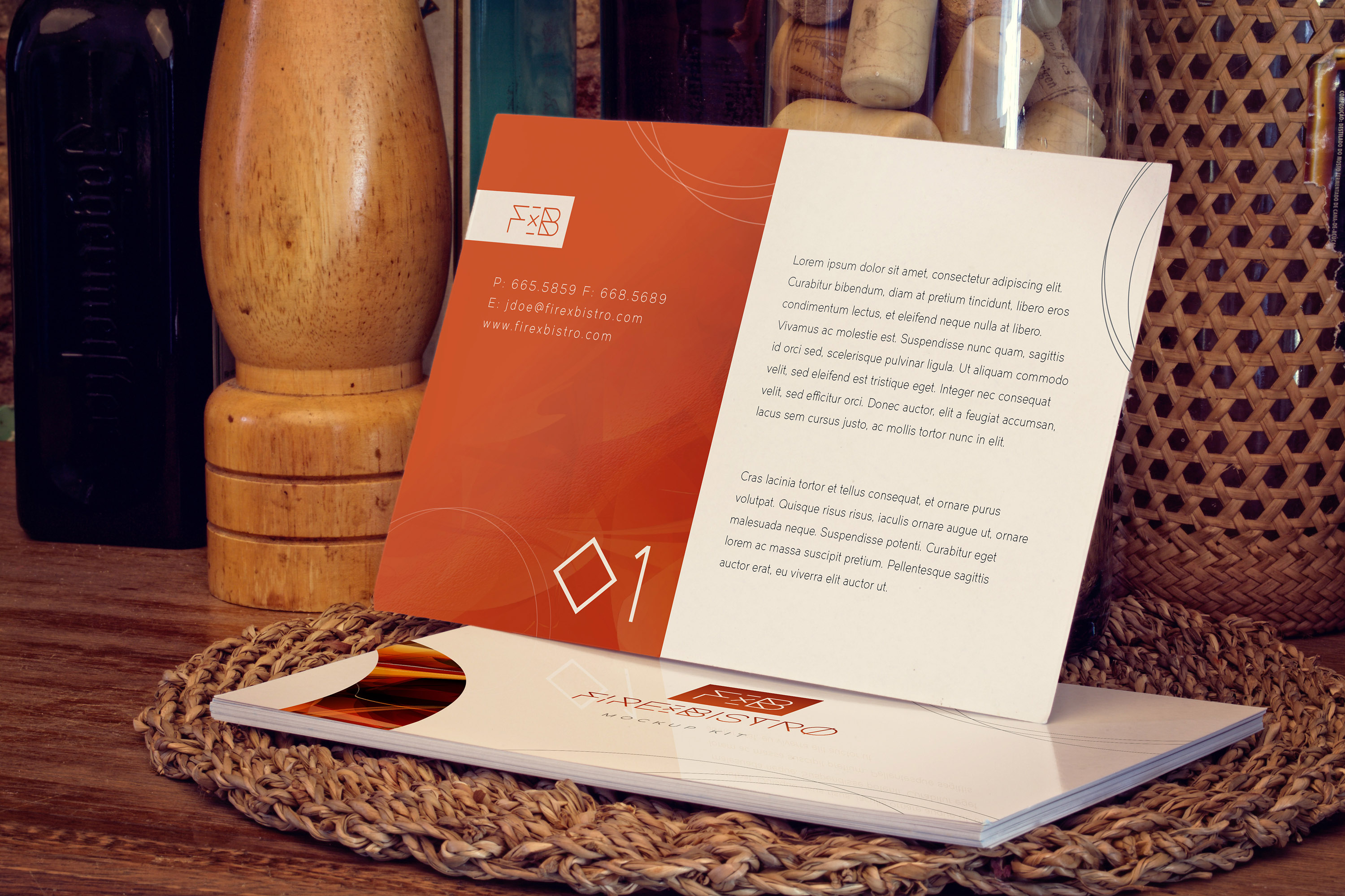 品牌宣传海报设计效果图样机01 Flyer Mockup 01插图