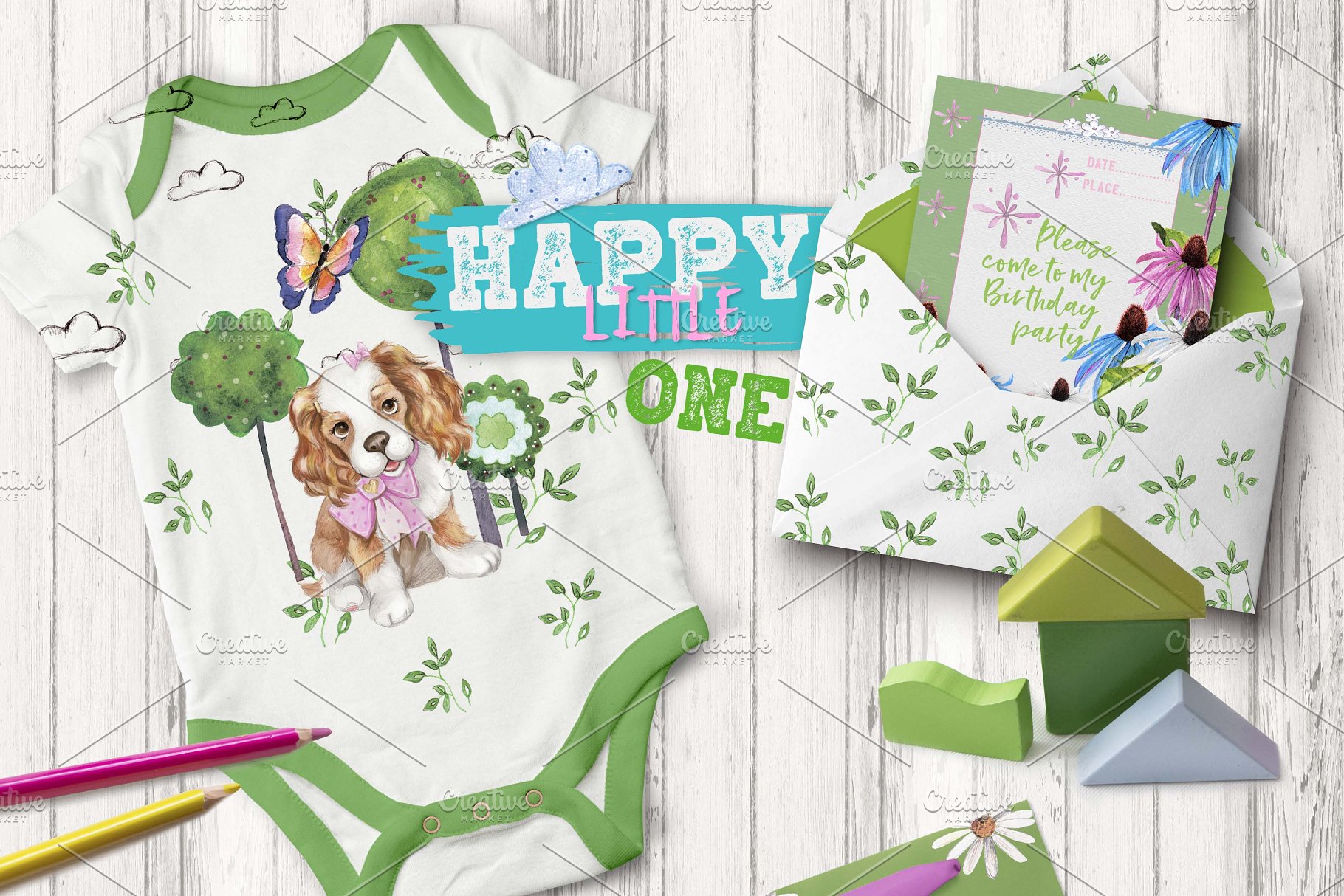 超级可爱儿童主题设计素材合集[2.24GB] FAIRY-TALE LAND插图(27)