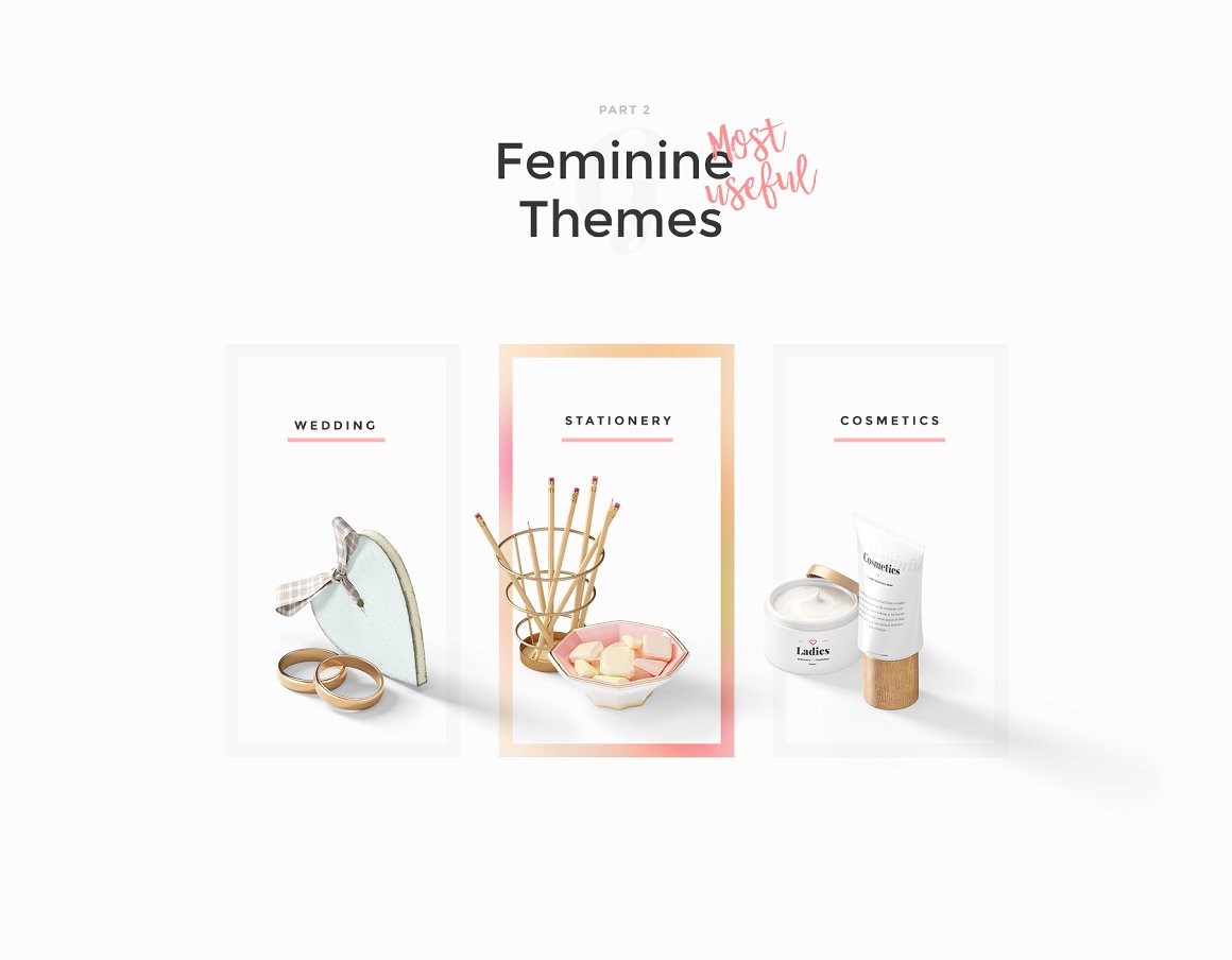 美容化妆女性品牌样机大合集 Beauty, Stationery, Wedding, Cosme..[7.69GB]插图(1)