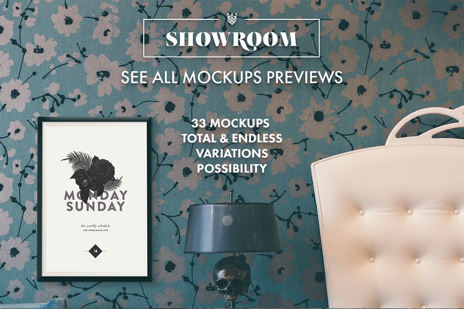 巨无霸14K超高分辨率相框场景样机模板 Showroom [15GB]插图(8)