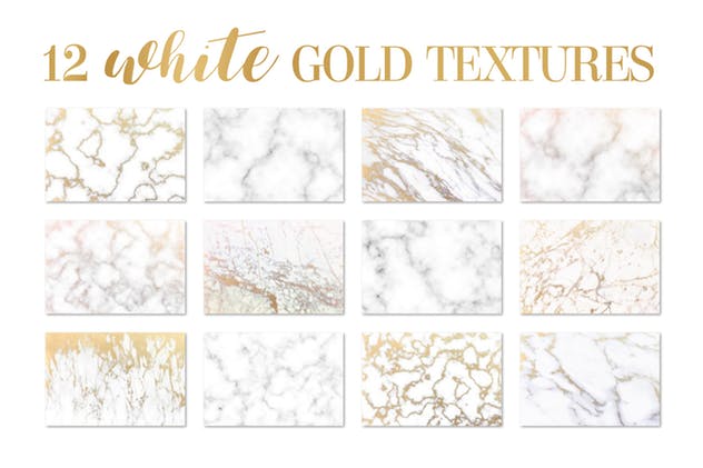 白金大理石纹理图案背景 White gold marble texture pattern background插图(1)