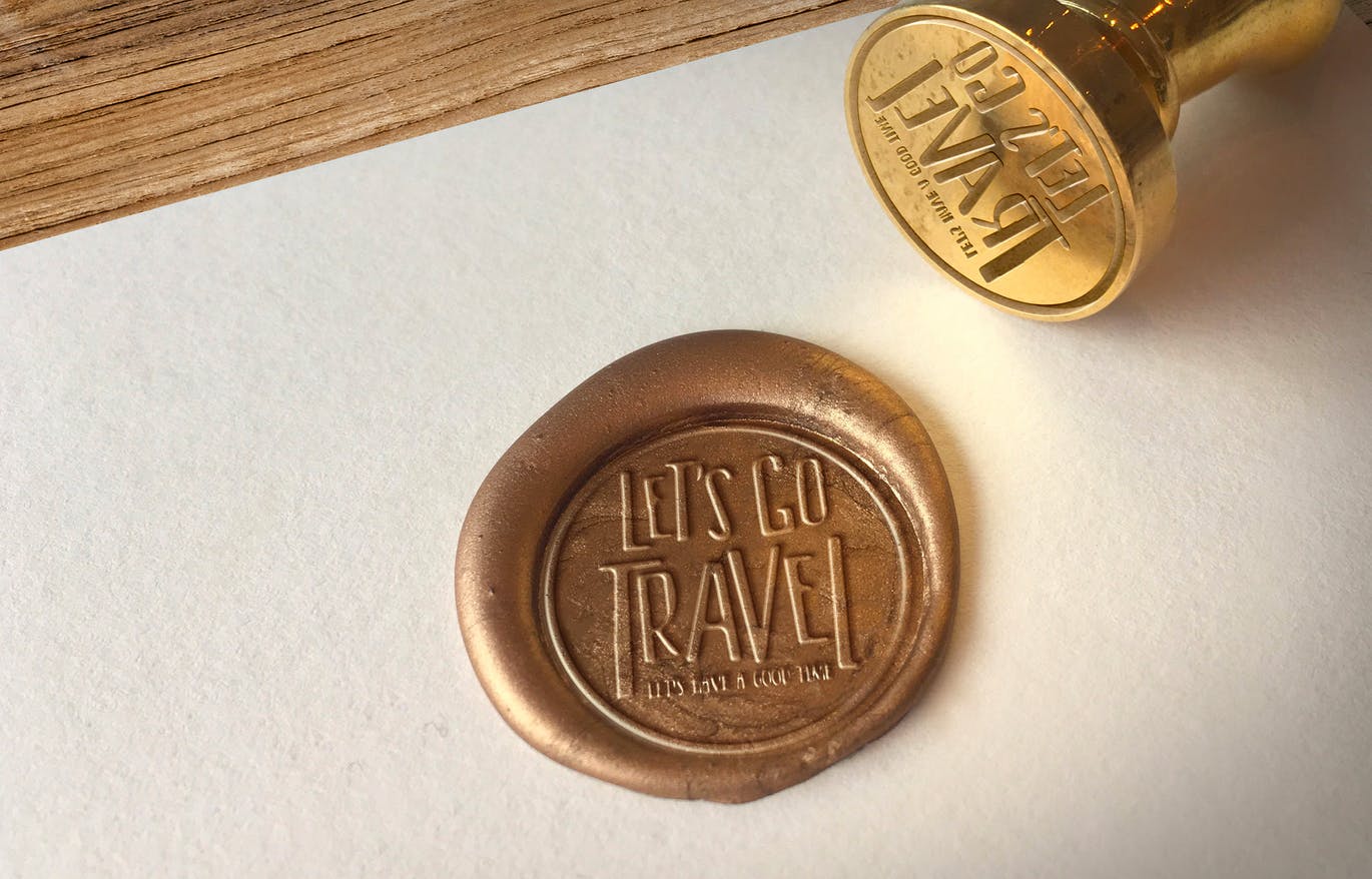 蜡封Logo商标设计效果图样机v3 Wax Seal Logo Mockup Vol.3插图(5)