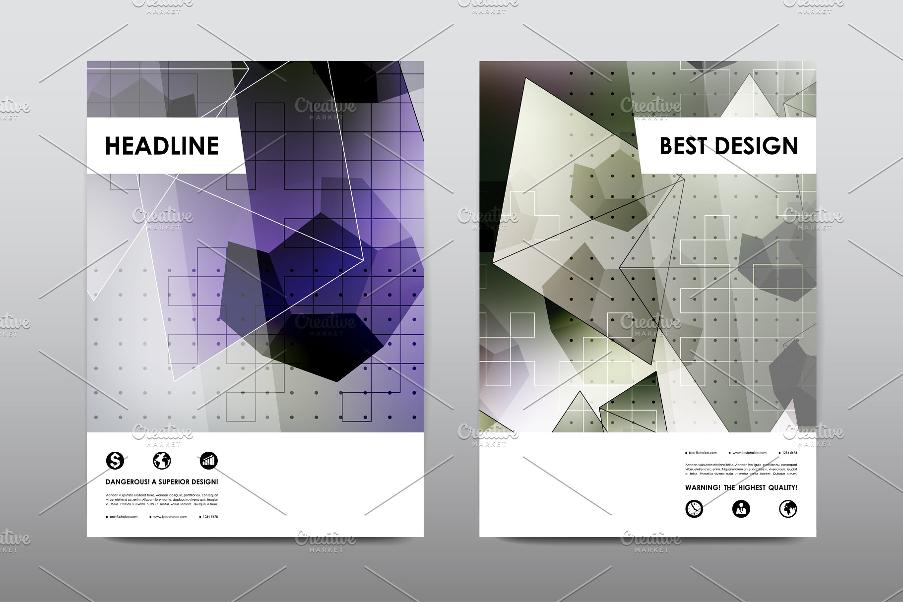 极力推荐：50+企业商业介绍宣传小册子模板 50+ Business Brochures Bundle插图(22)