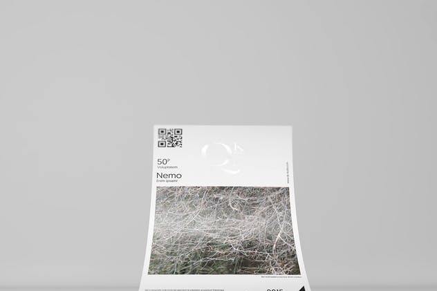 简约A4/A5尺寸海报传单样机V3 A4/A5 Poster-Flyer Mockups V3插图(3)