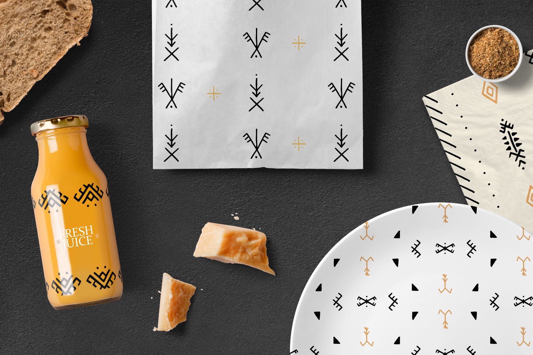 摩洛哥柏柏尔人文化图案无缝纹理背景素材 Moroccan Berber Seamless Patterns插图(7)