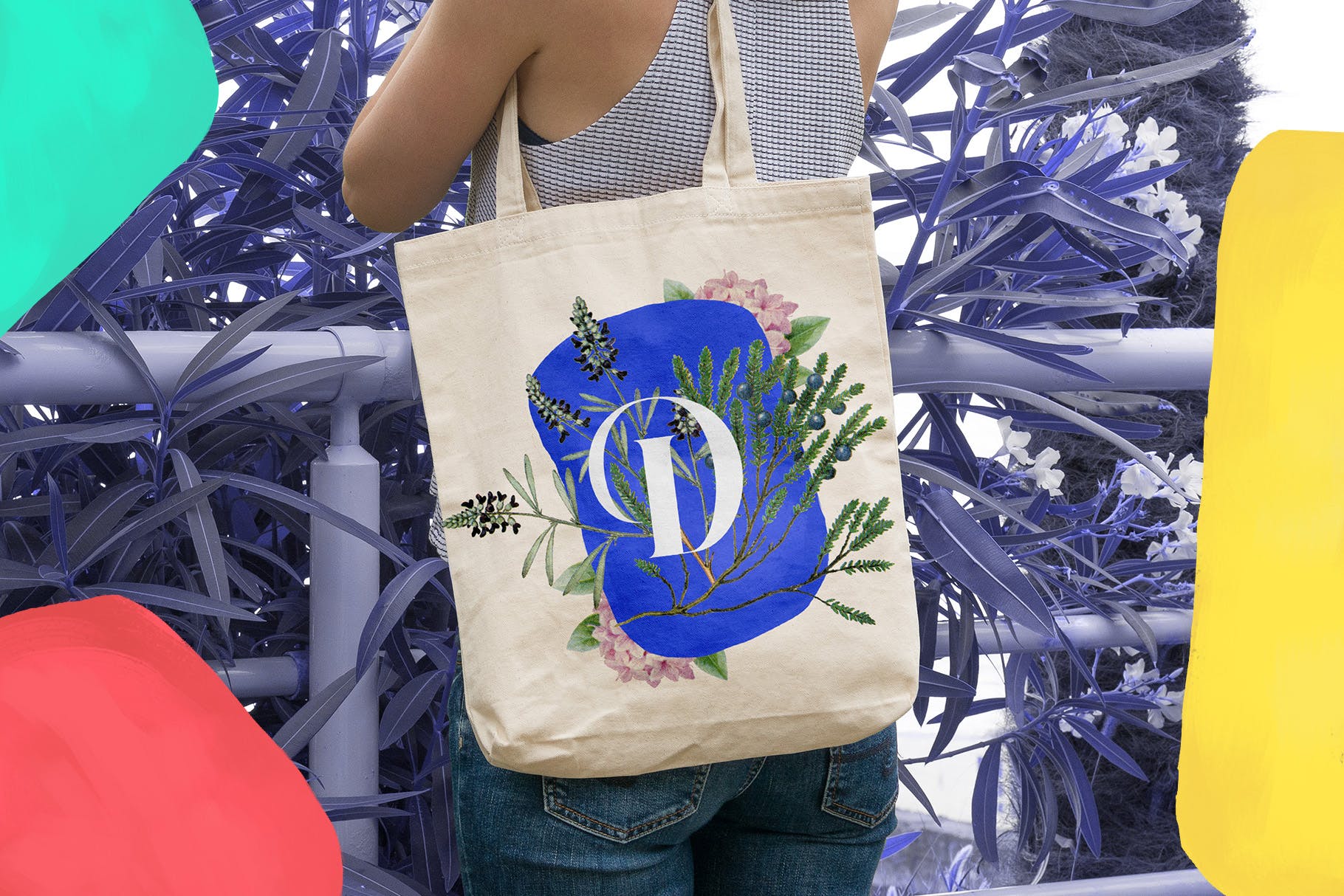 10款草本植物花卉手绘图案素材库精选PNG素材 10 Botanical Compositions插图(4)