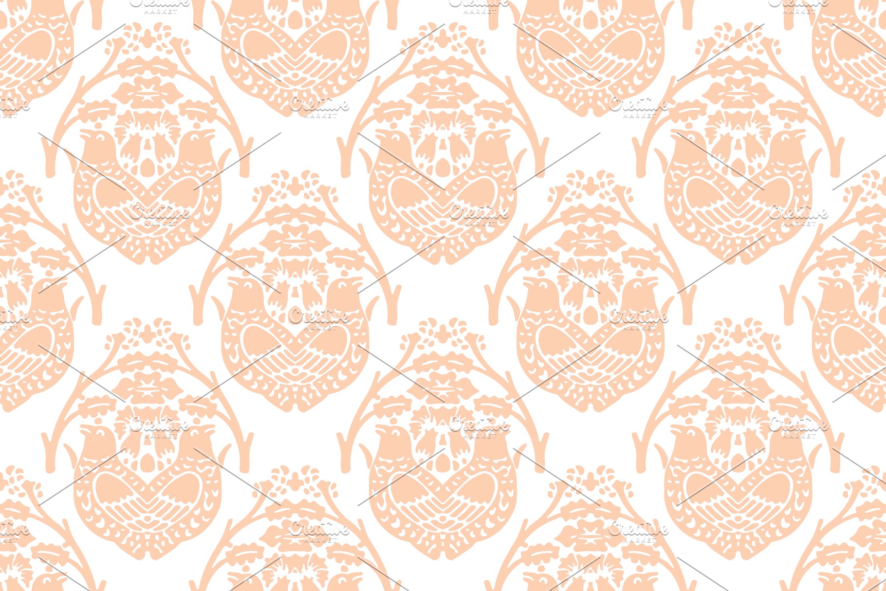 60种颜色1440种锦缎图案纹理[3GB] 1,440 Damask Patterns in 60 Colors插图(15)