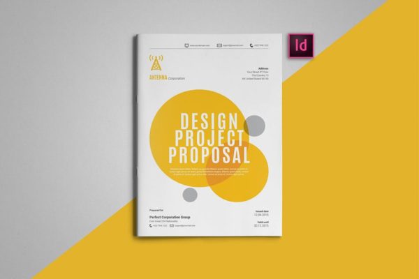2019年优秀公司投标标书设计模板 Indesign Proposal Template