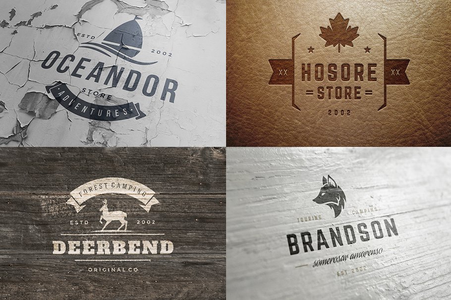 280个户外品牌Logo标志和徽章模板 280 Outdoor logos and badges插图(48)