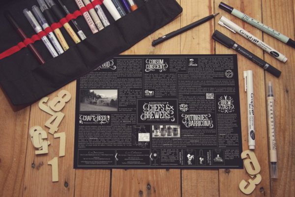 工作室桌面场景手绘创作作品展示样机素材库精选模板 Designing Sketch &amp; Numbers