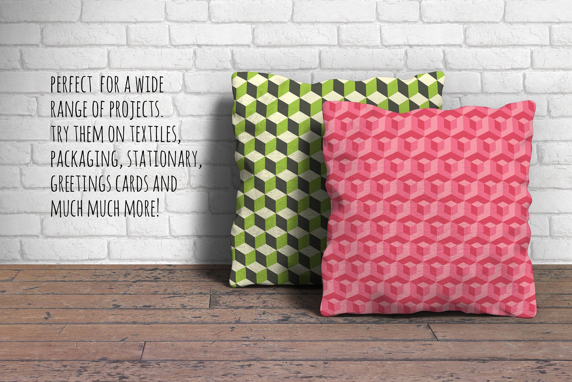 无限延伸图形矢量纹理 Infinite Vector Geometry Patterns插图(1)