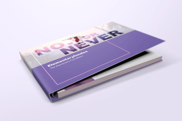 精装封面设计活页笔记本样机V2 Spiral Hardbound Book With Folder Cover Mockups 02插图(7)