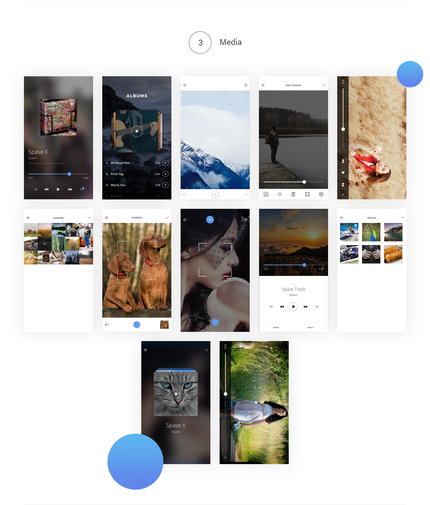 170 APP 界面模板 Knock Mobile UI Kit with Wireframe [PSD&SKETCH]插图(12)