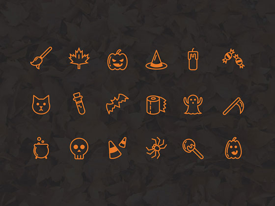 Halloween Icon Set素材之家精选sketch素材